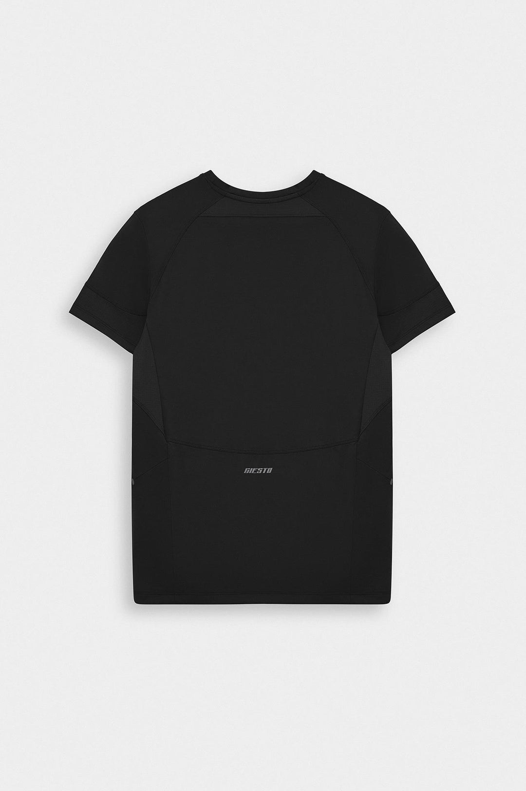 Giesto Active Wear Slim Fit T-shirt d'entraînement technique Noir - Noir