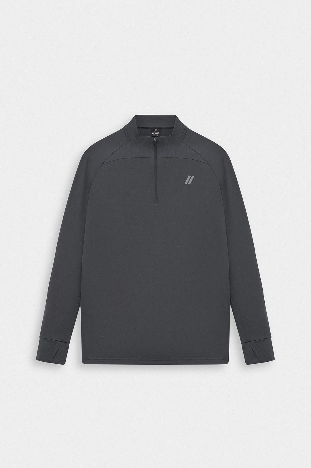 Giesto Haut Technique à Demi Fermeture Éclair Slim Fit Active Wear Anthracite - Anthracite