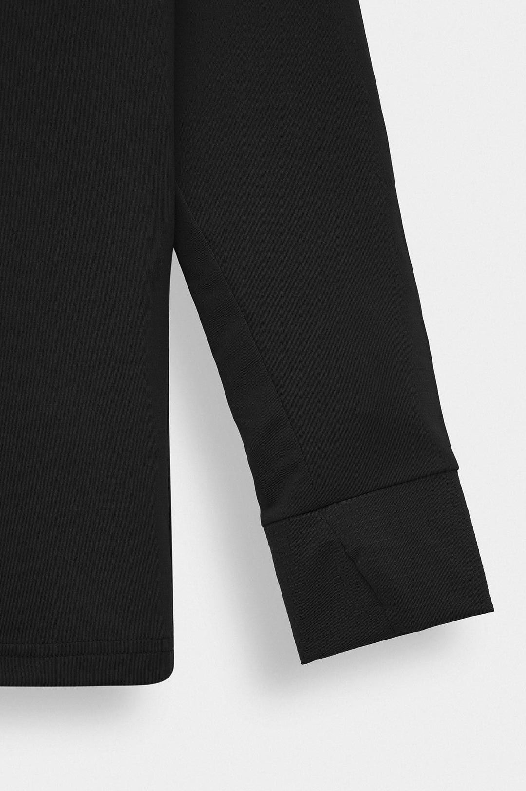 Giesto Active Wear Slim Fit Haut d'entraînement technique à demi-zip Noir - Noir