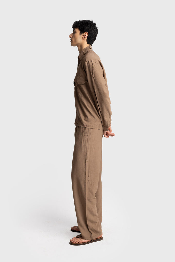 Giesto Chemise fluide Airy - Tabac
