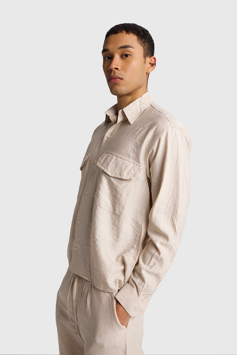 Giesto Chemise fluide Airy - Beige