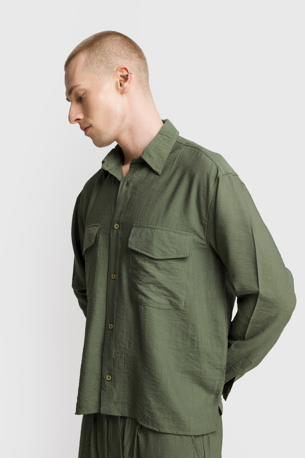 Giesto Chemise fluide Airy - Kaki