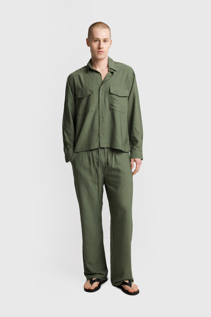Giesto Chemise fluide Airy - Kaki