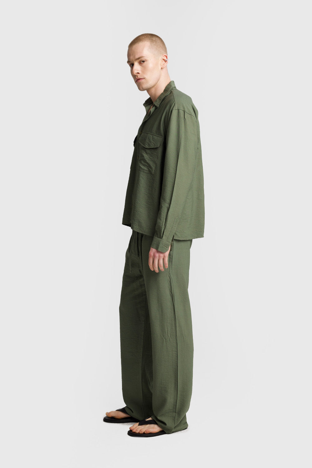 Giesto Chemise fluide Airy - Kaki