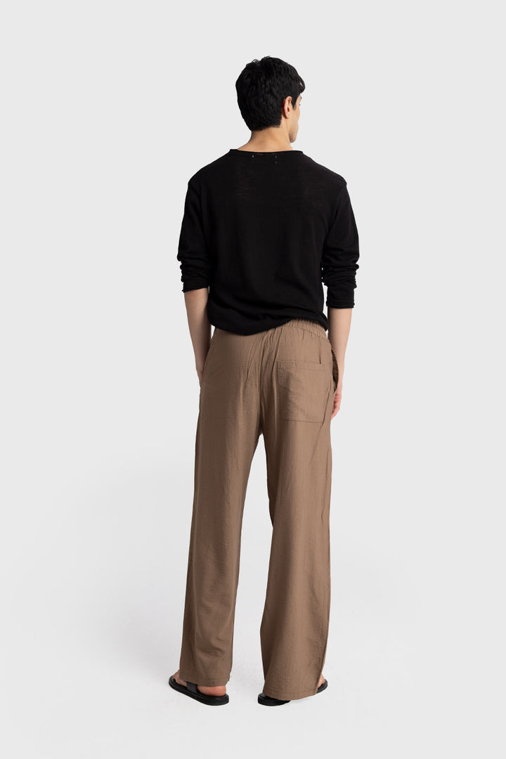 Giesto Pantalon Airy fluide - Noir