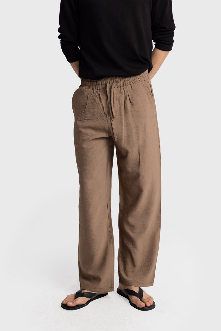 Giesto Pantalon Airy fluide - Noir