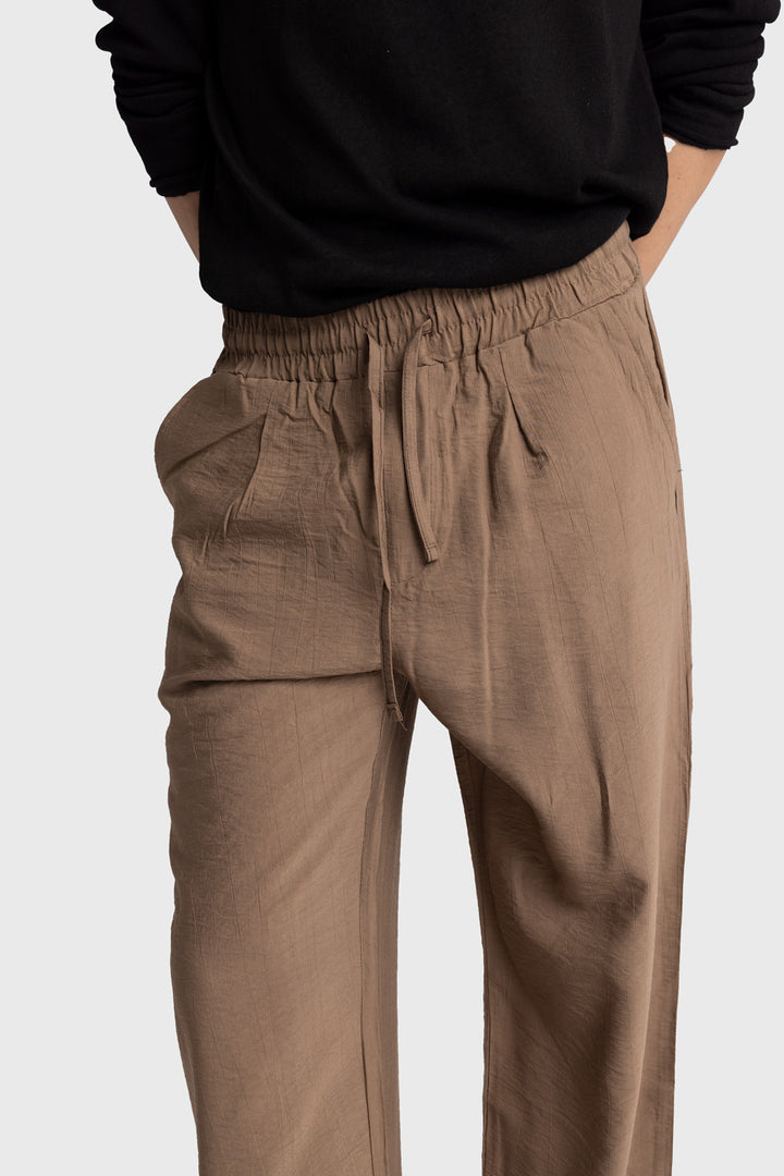 Giesto Pantalon Airy fluide - Noir