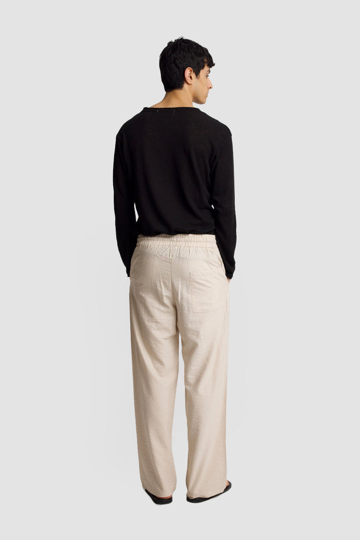 Giesto Pantalon Airy fluide - Noir