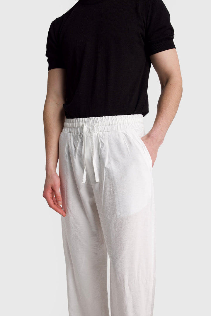 Giesto Pantalon Airy fluide - Noir