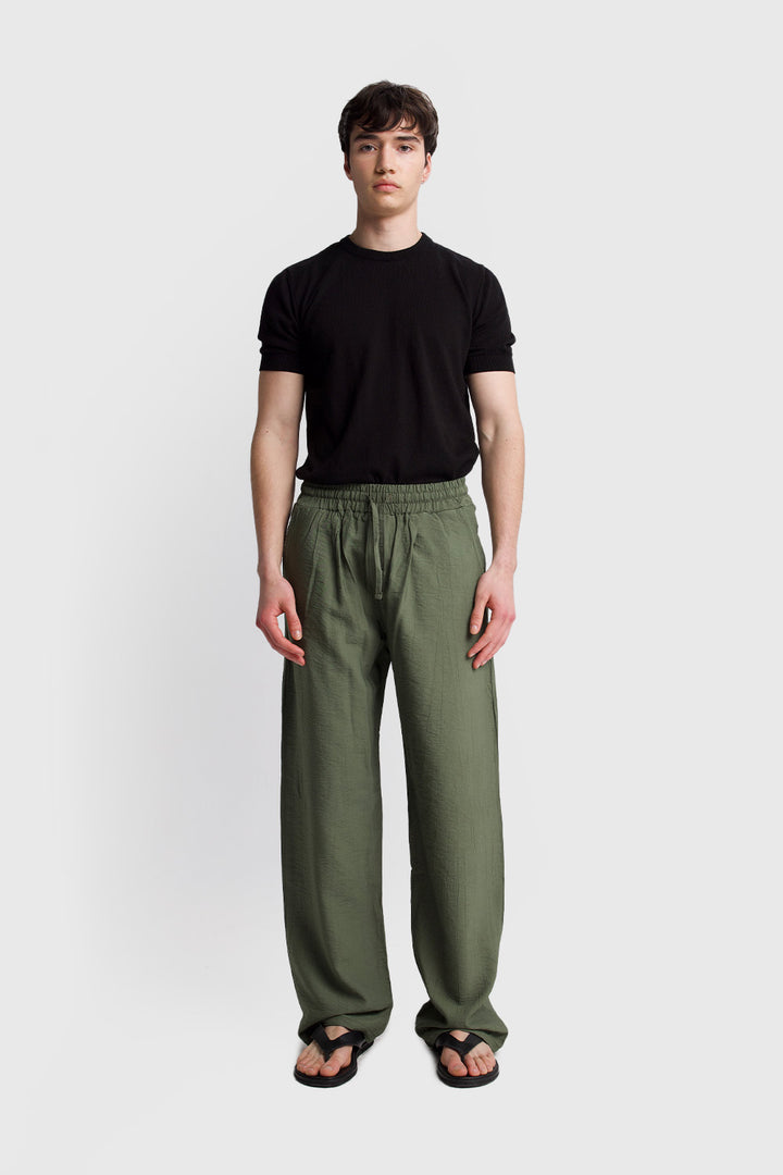 Giesto Pantalon Airy fluide - Noir