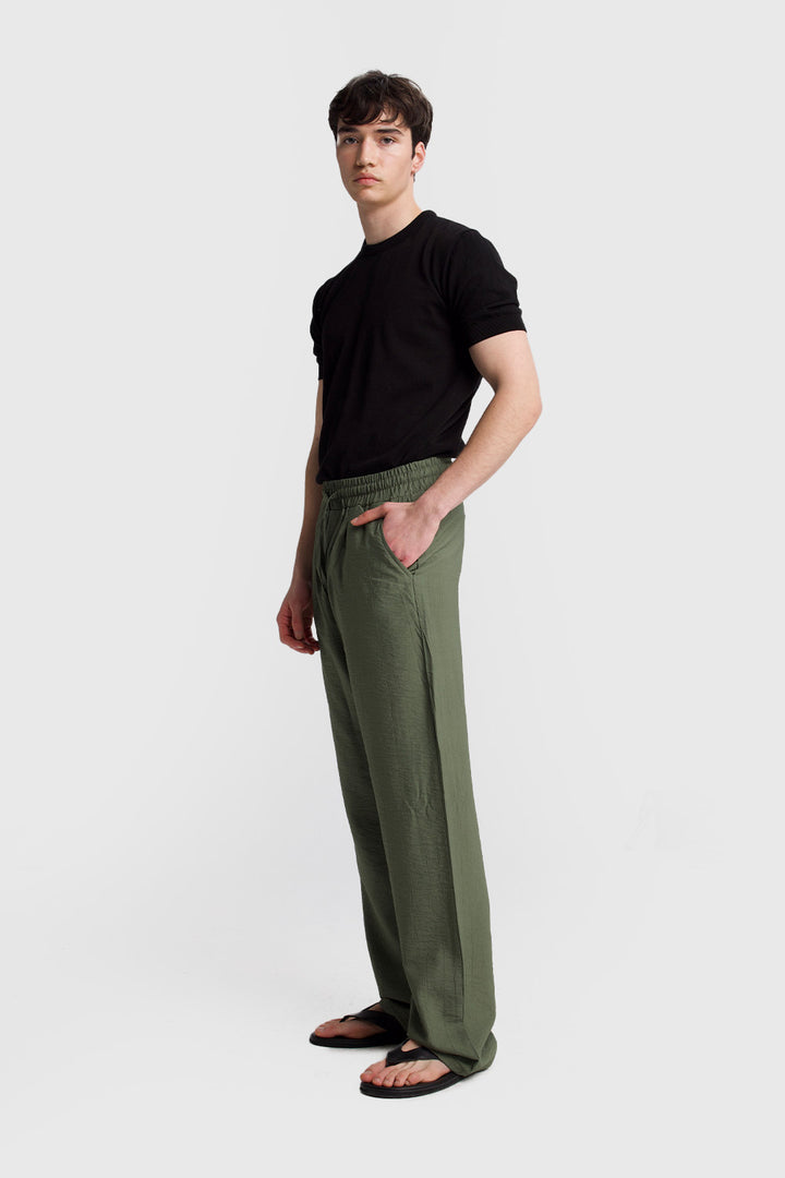 Giesto Pantalon Airy fluide - Noir