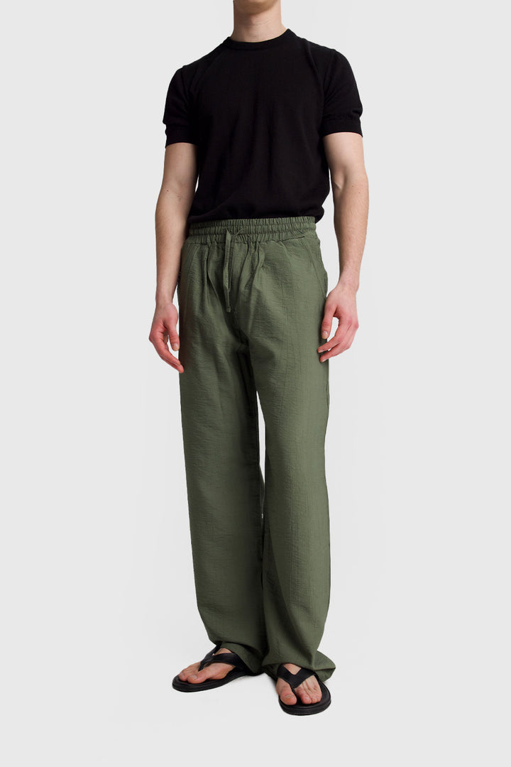 Giesto Pantalon Airy fluide - Noir