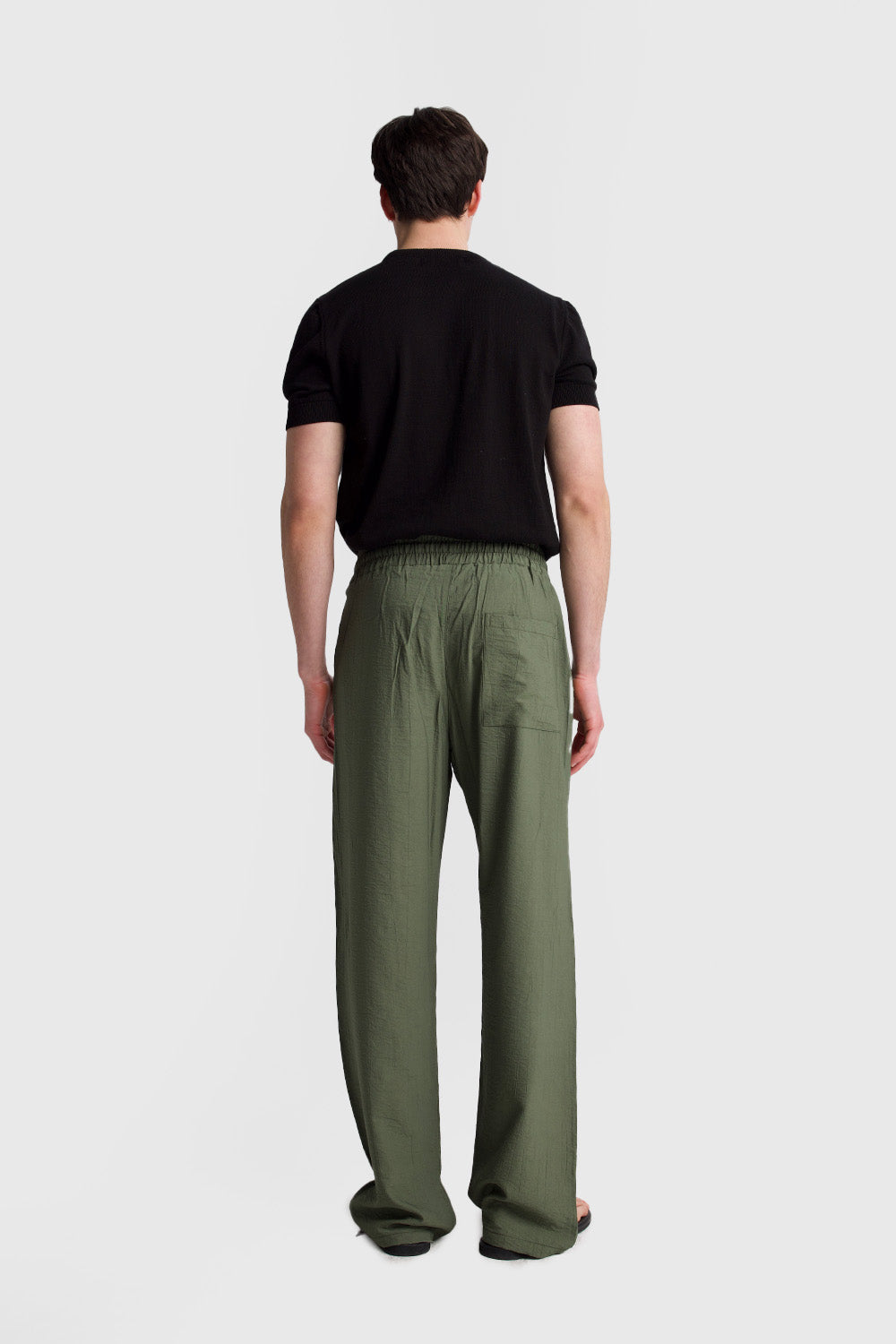Giesto Pantalon Airy fluide - Noir