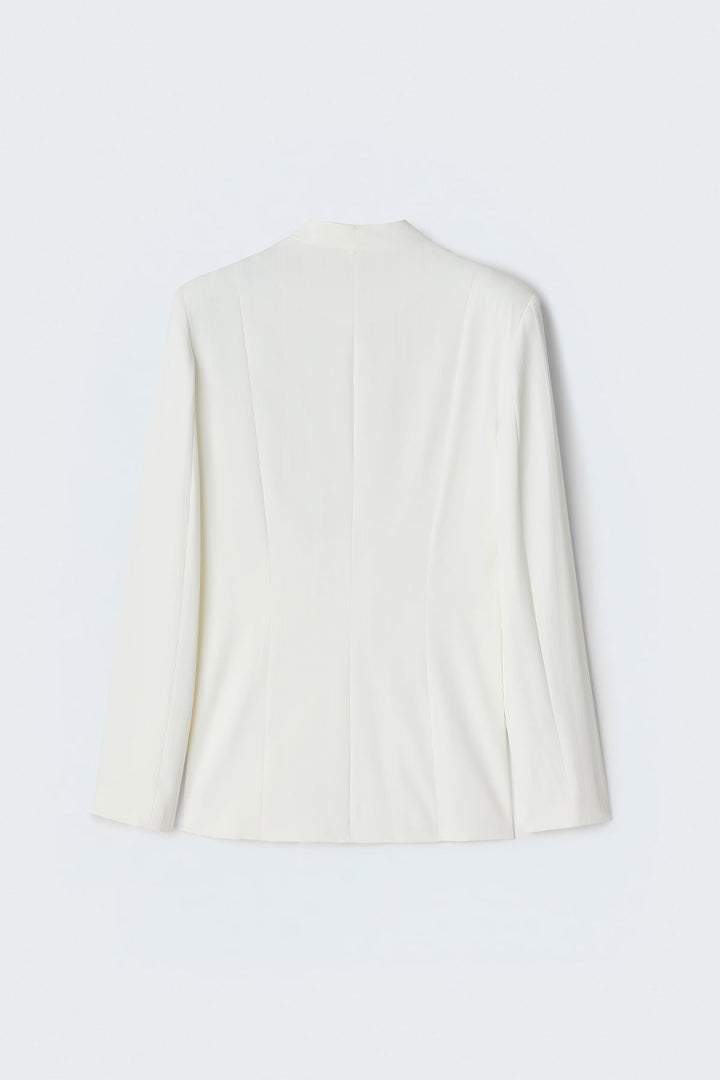 Sateen Veste Anna - Écru