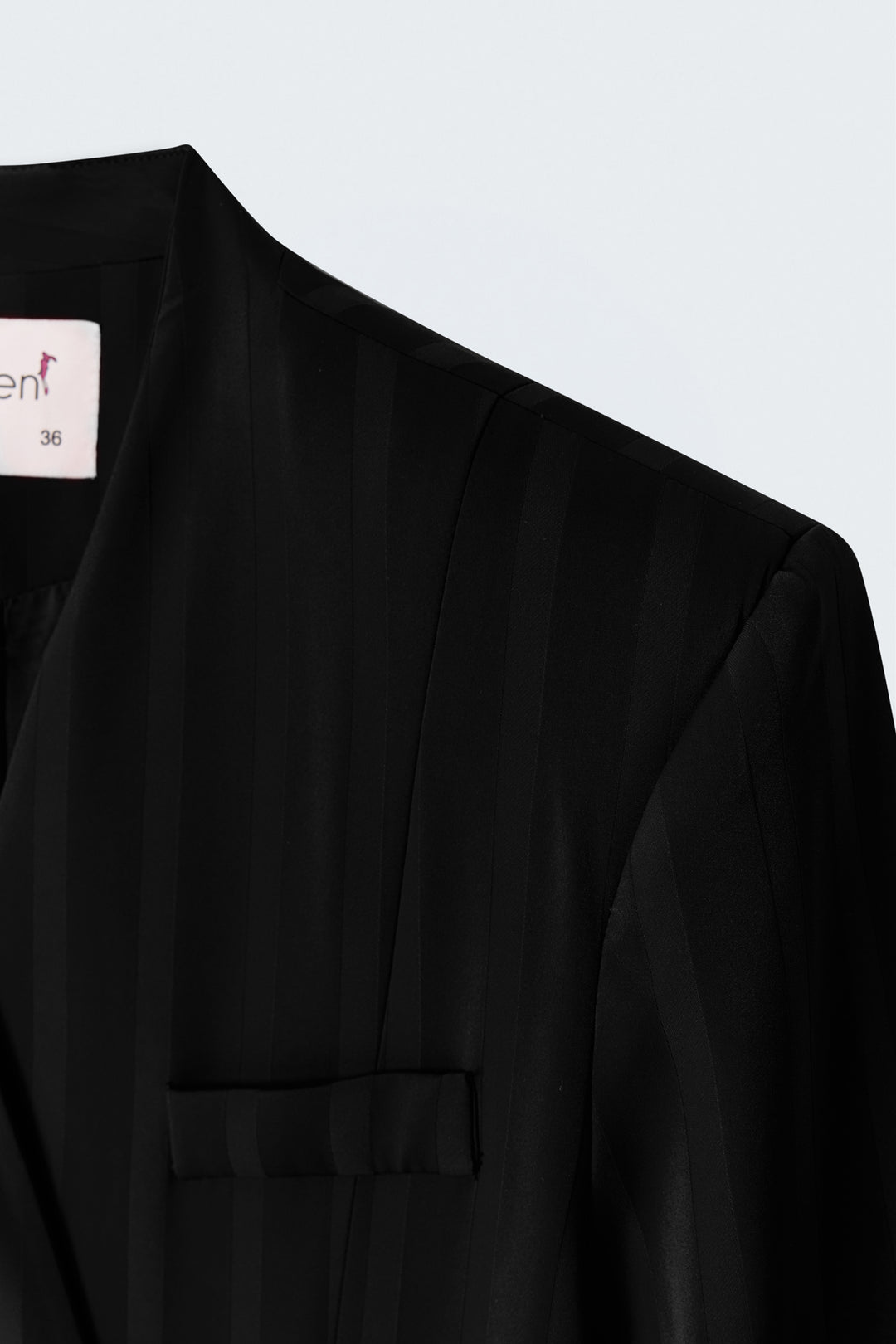 Sateen Veste Anna - Noir