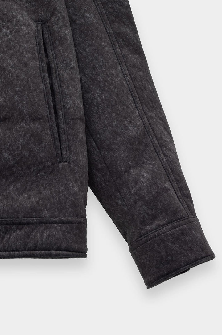 Giesto Veste en suède anthracite à fermeture asymétrique - Anthracite