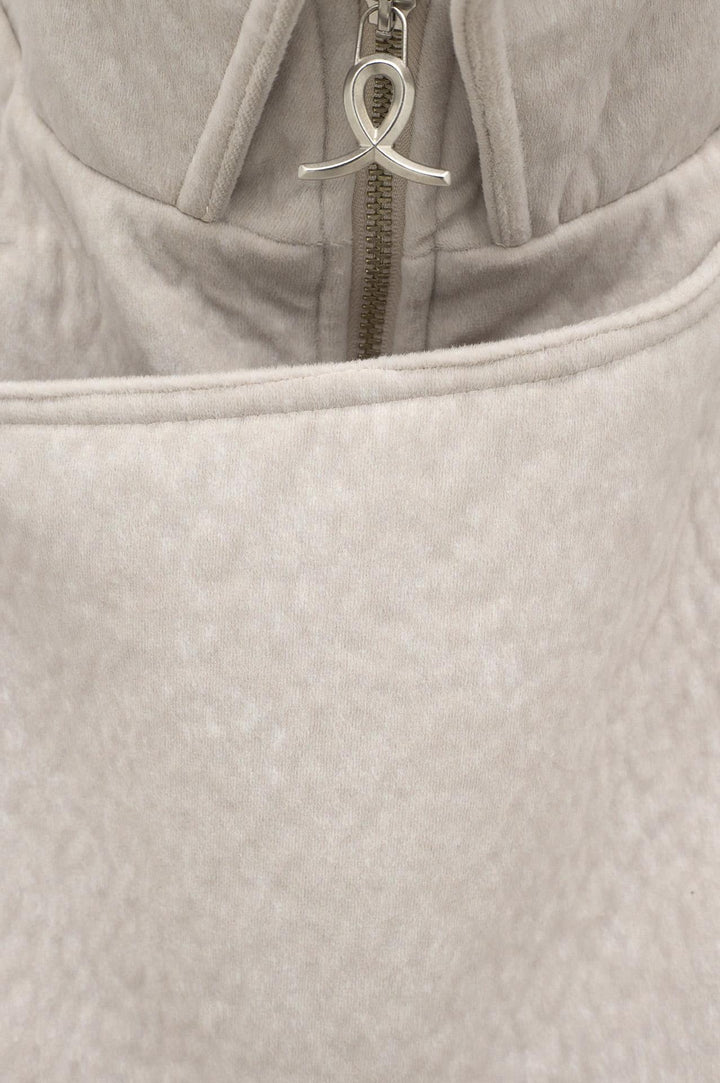 Giesto Veste en suède beige à fermeture asymétrique - Beige