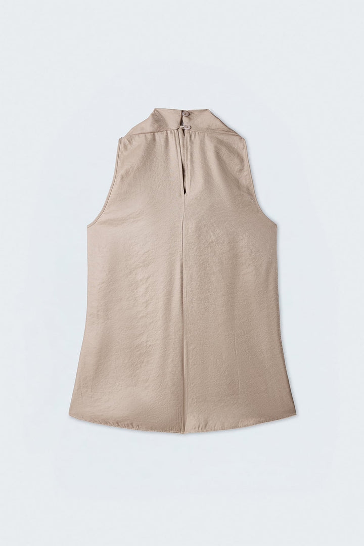Sateen Blouse Aura - Beige