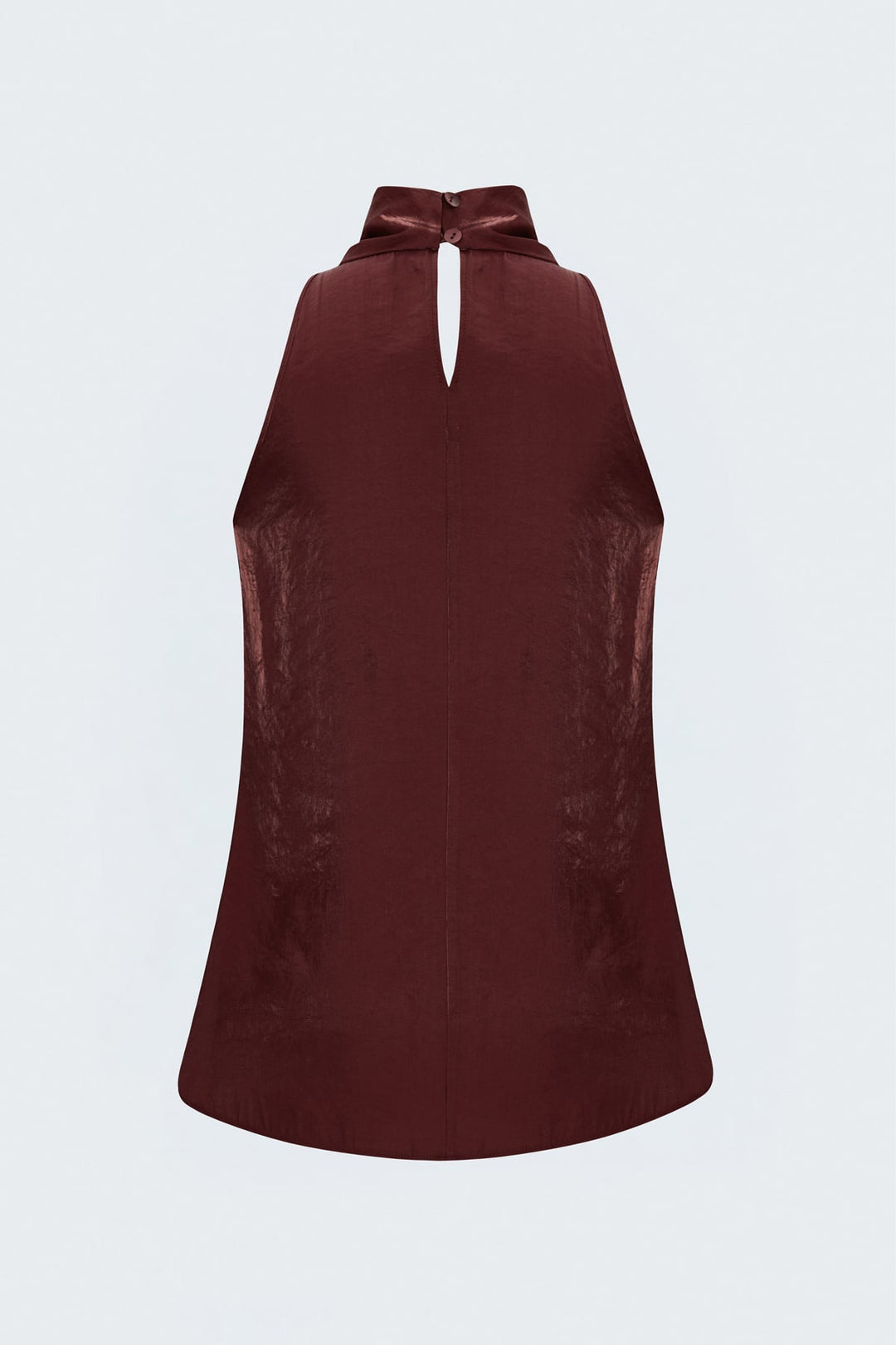 Sateen Aura Blouse - Bordeaux