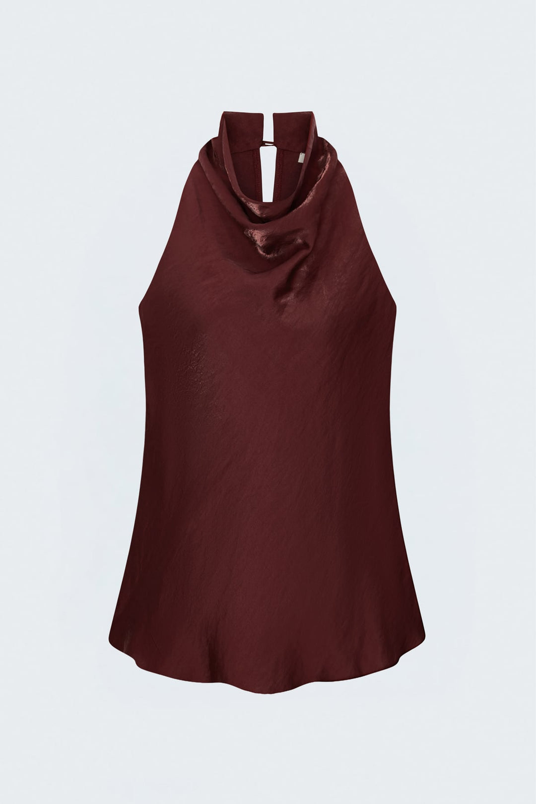 Sateen Aura Blouse - Bordeaux