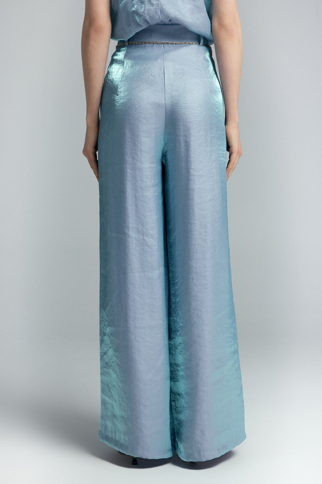 Sateen Pantalon Aura - Bleu