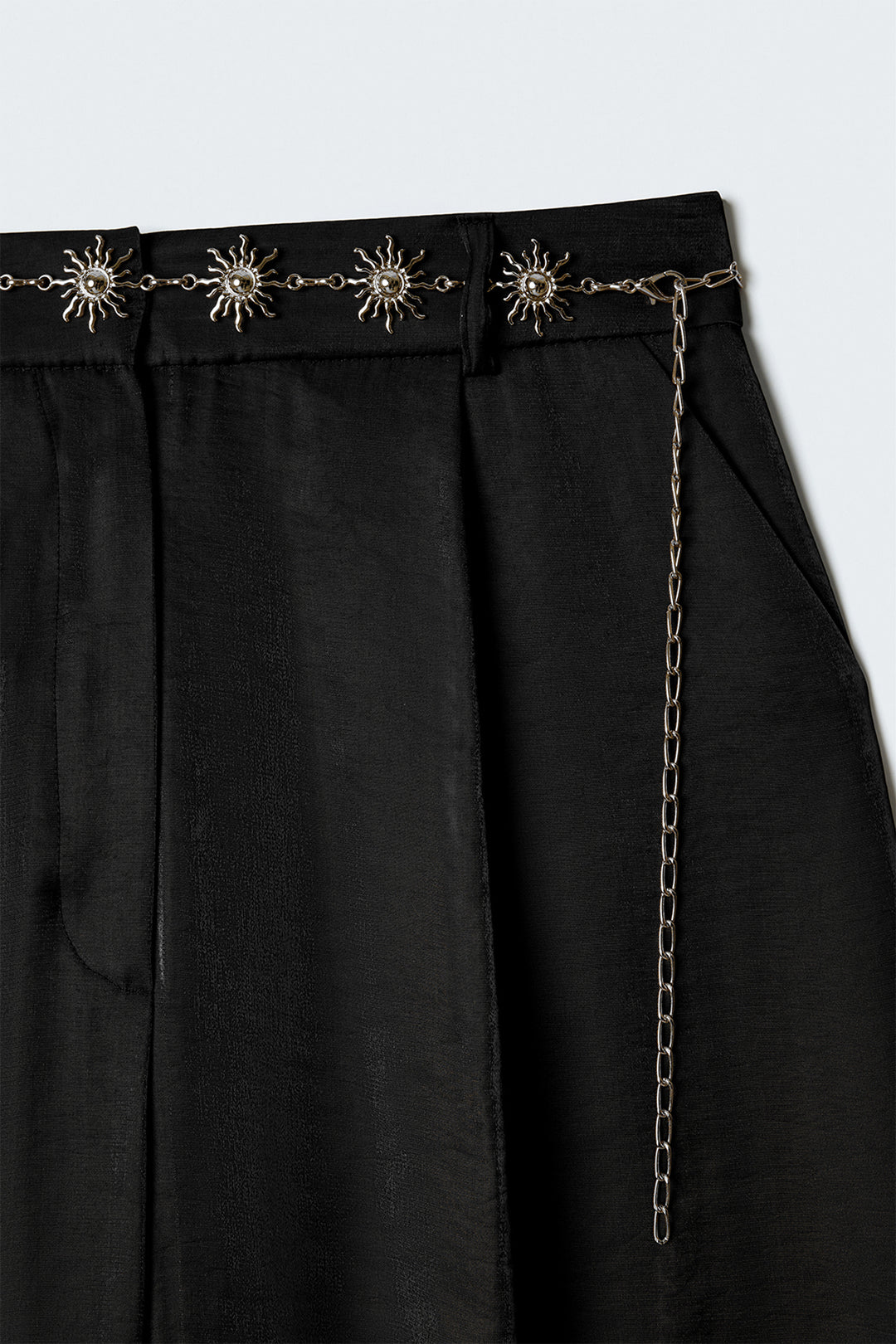 Sateen Pantalon Aura - Noir
