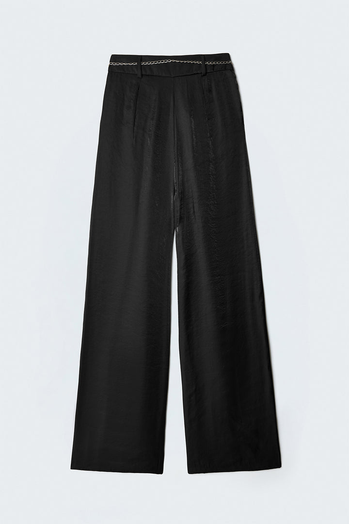 Sateen Pantalon Aura - Noir
