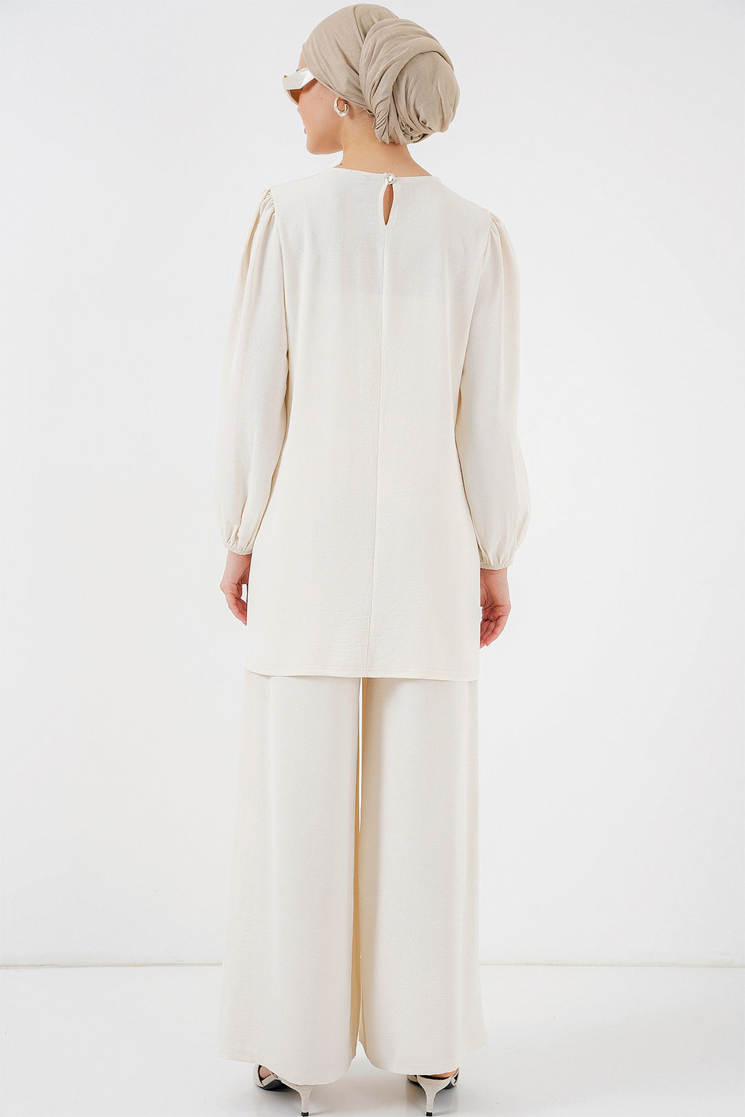Bigdart Ensemble Tunique Pantalon Ayrobin 6712 - Écru