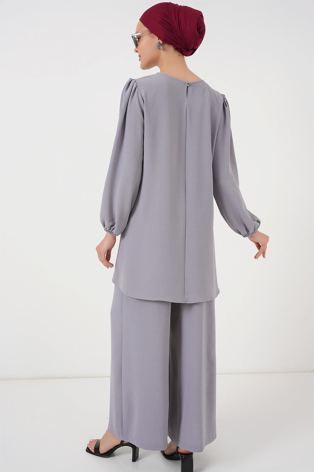 Bigdart Ensemble Haut Bas Tunique Pantalon Ayrobin 6712 - Gris