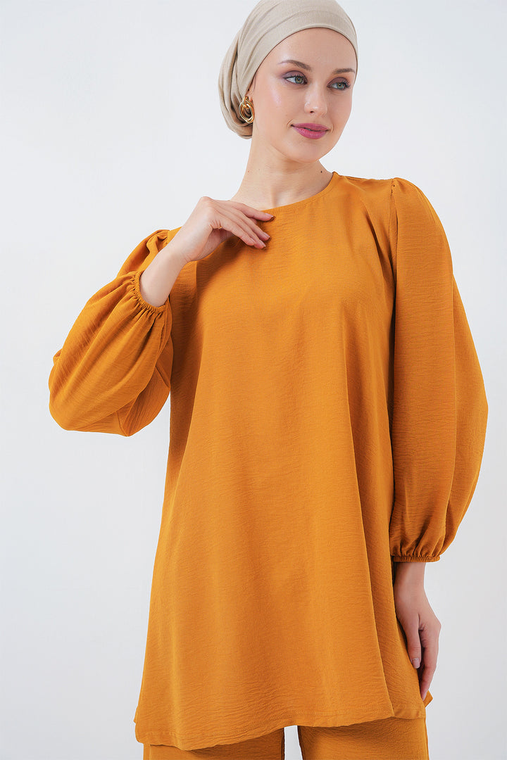 Bigdart Ayrobin Tunik Pantolon Alt Üst Takım 6712 - Moutarde