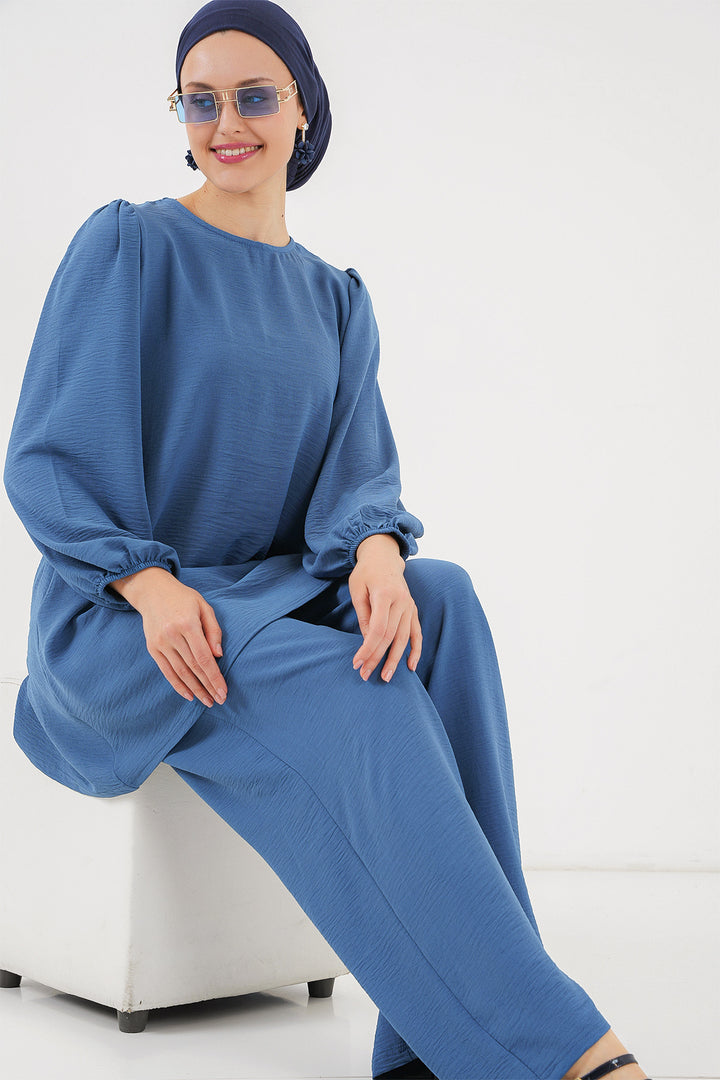 Bigdart Ensemble Tunique Pantalon Ayrobin 6712 - Indigo