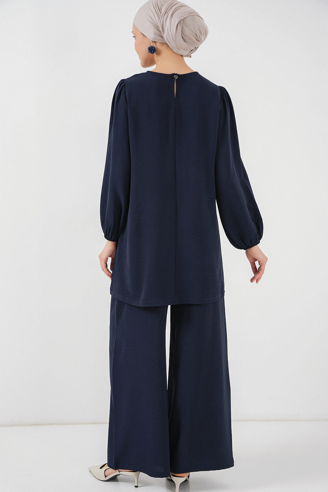 Bigdart Ensemble Haut Bas Tunique Pantalon Ayrobin 6712 - Bleu marine
