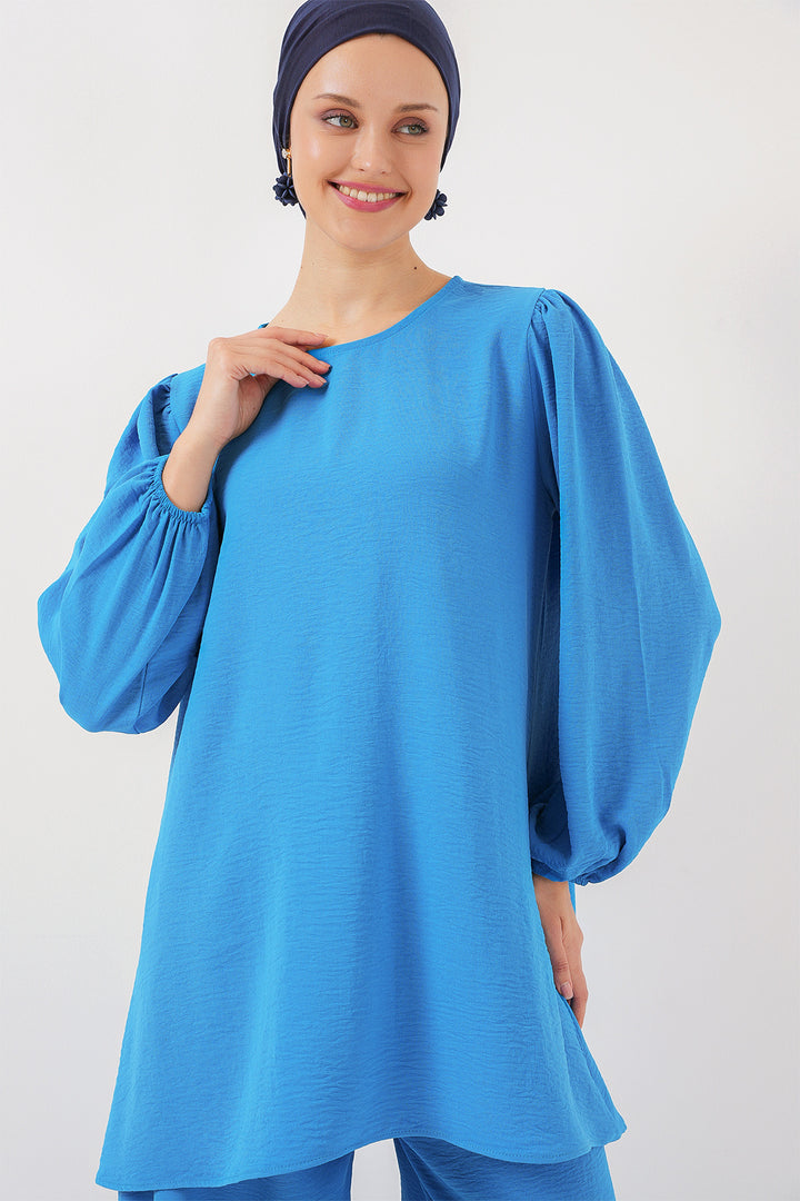 Bigdart Ayrobin Tunik Pantolon Alt Üst Takım 6712 - Bleu
