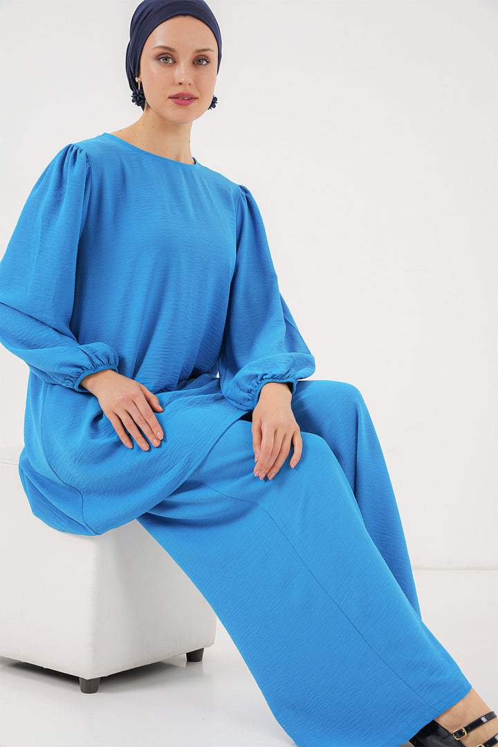 Bigdart Ayrobin Tunik Pantolon Alt Üst Takım 6712 - Bleu