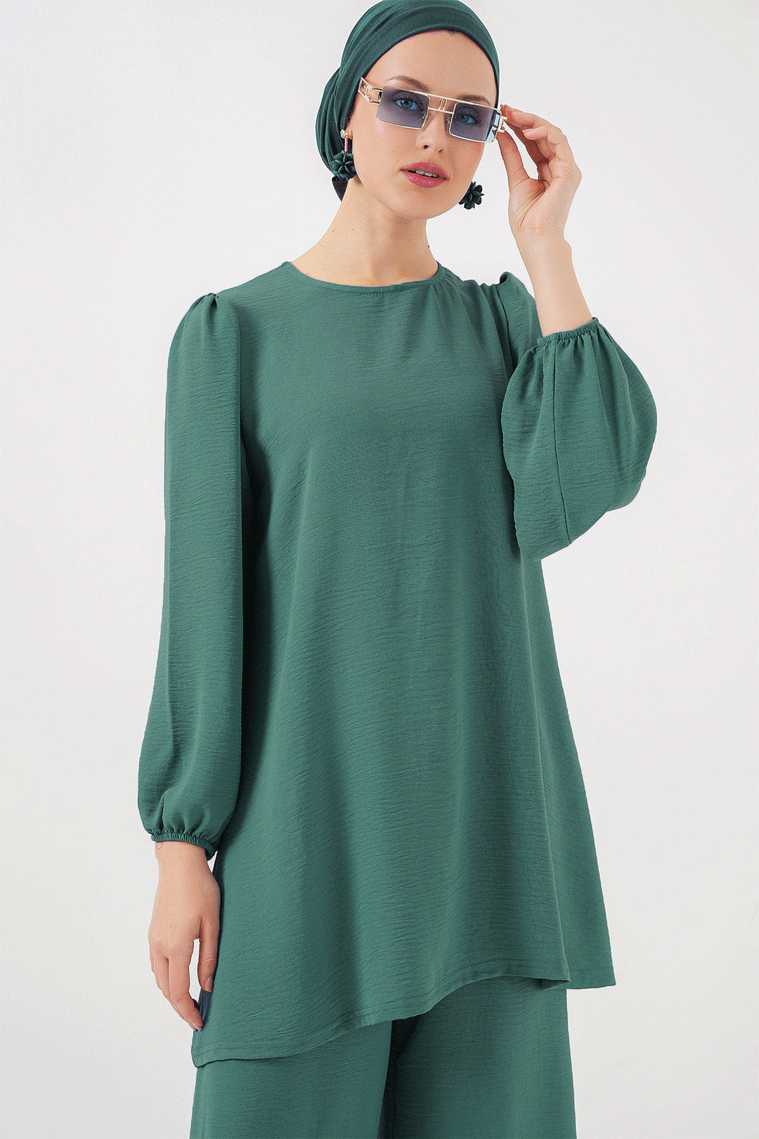 Bigdart Ensemble Haut Bas Tunique Pantalon Ayrobin 6712 - Menthe