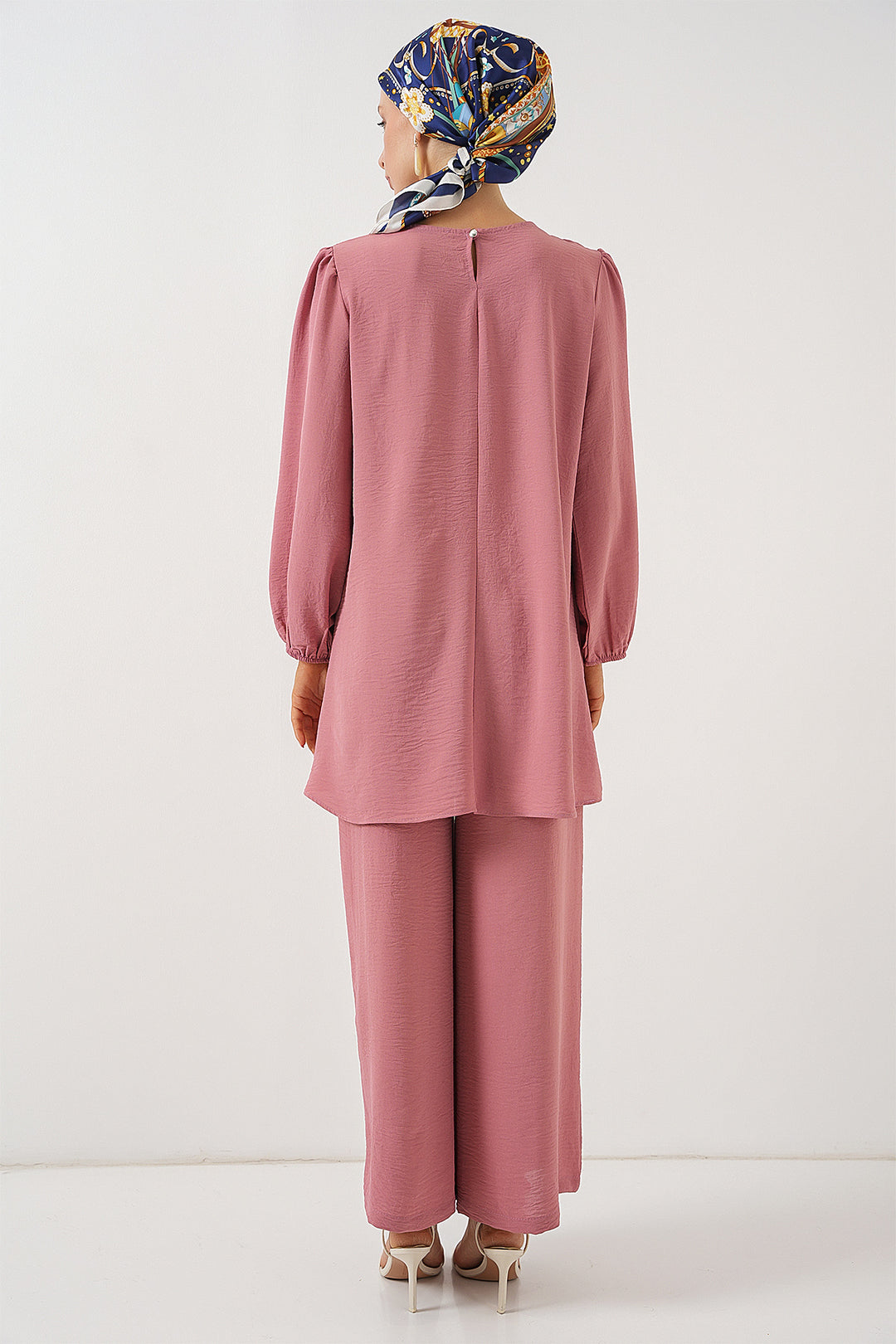 Bigdart Ensemble Haut Bas Tunique Pantalon Ayrobin 6712 - Rose