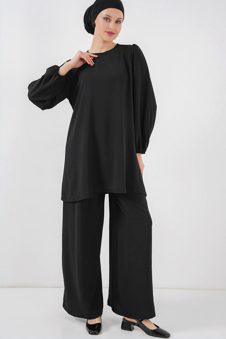 Bigdart Ensemble tunique et pantalon Ayrobin 6712 - Noir