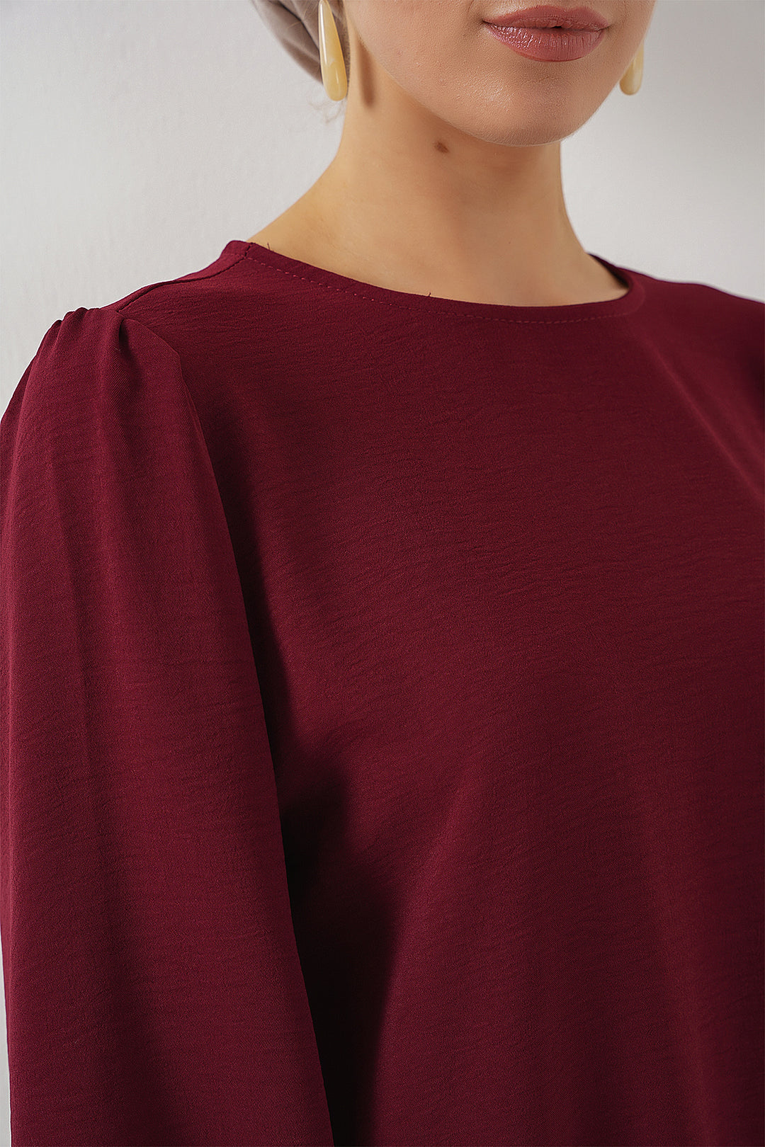 Bigdart Ensemble Haut Bas Tunique Pantalon Ayrobin 6712 - Bordeaux