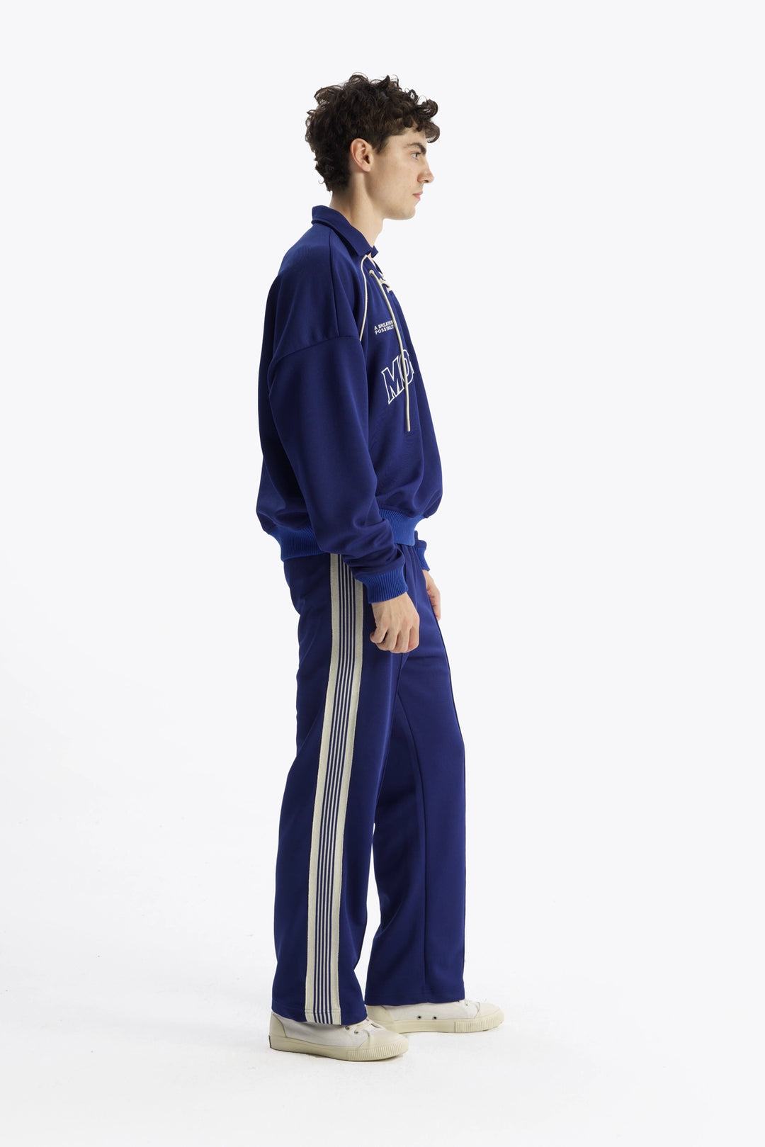Giesto Sweatshirt à lacets - Bleu roi