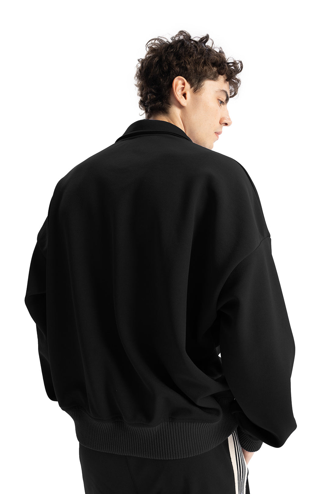 Giesto Sweatshirt à Lacets - Noir