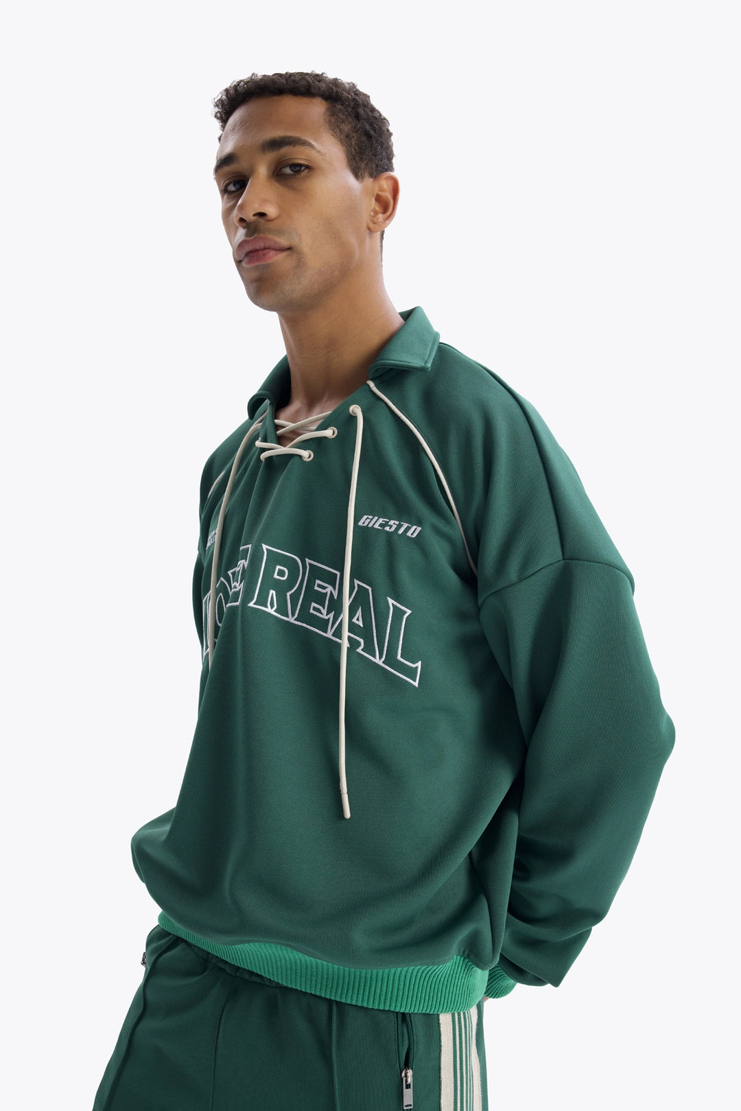 Giesto Sweat à Lacets - Vert