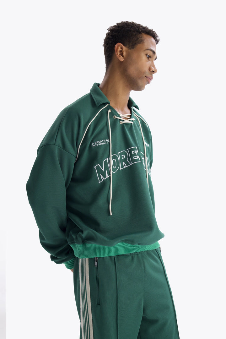 Giesto Sweat à Lacets - Vert