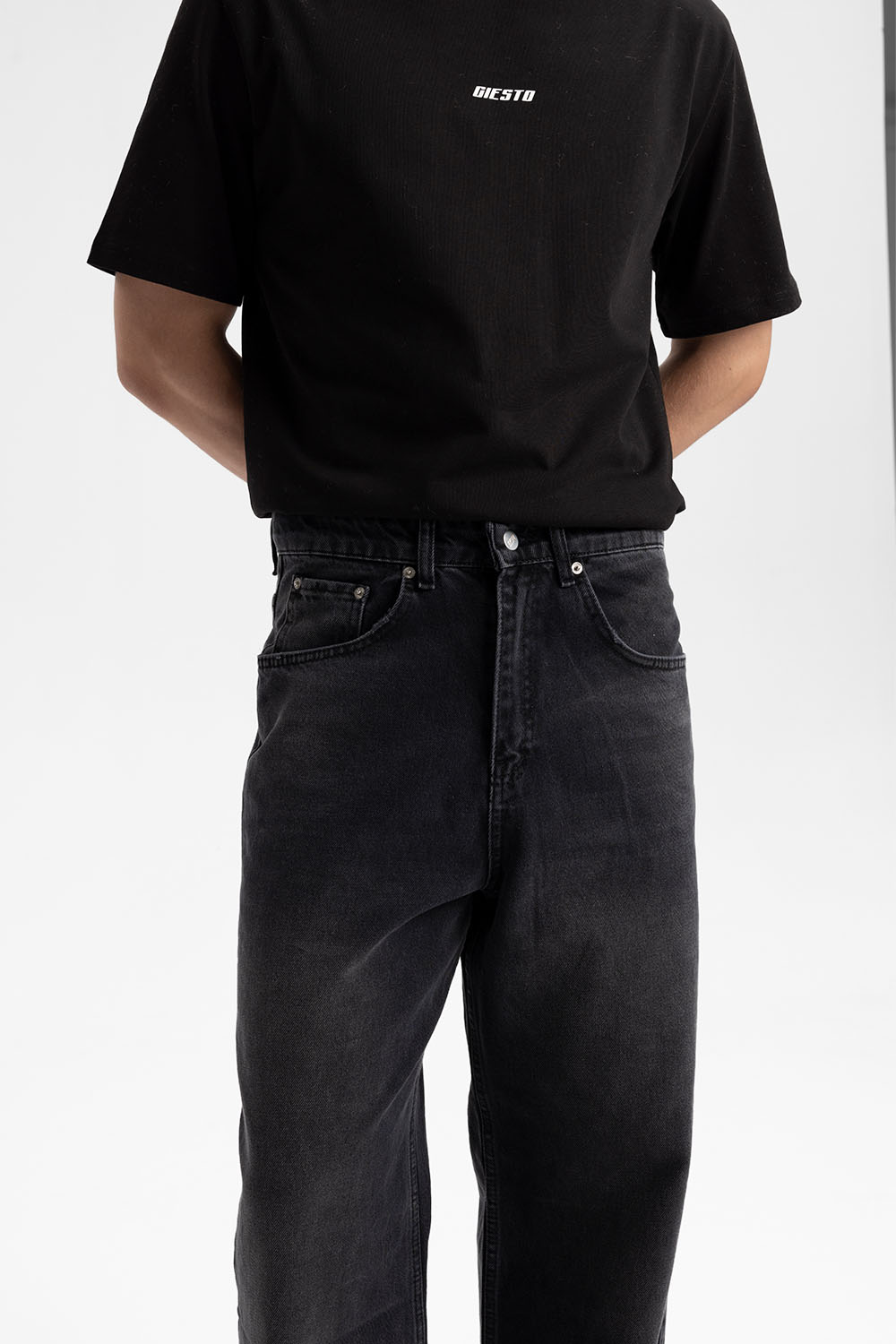 Giesto Jean baggy - Anthracite