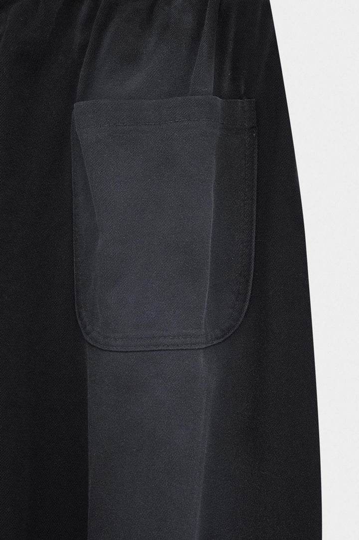 Giesto Pantalon en gabardine noir coupe ballon - Noir