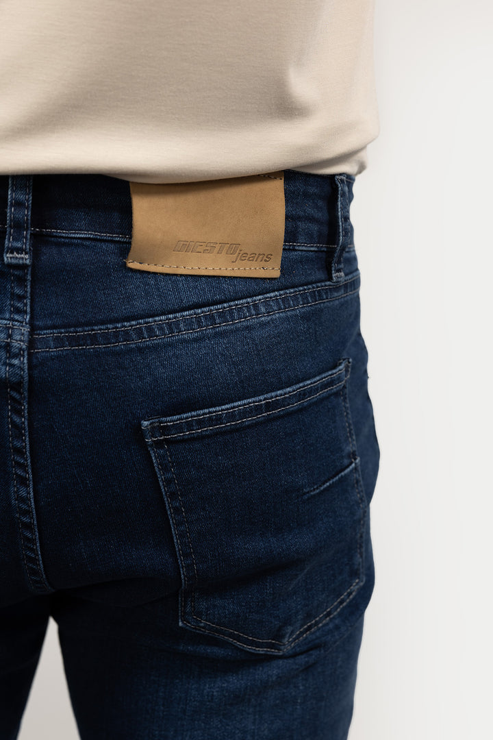 Giesto Jean Slim Fit Basique - Bleu marine