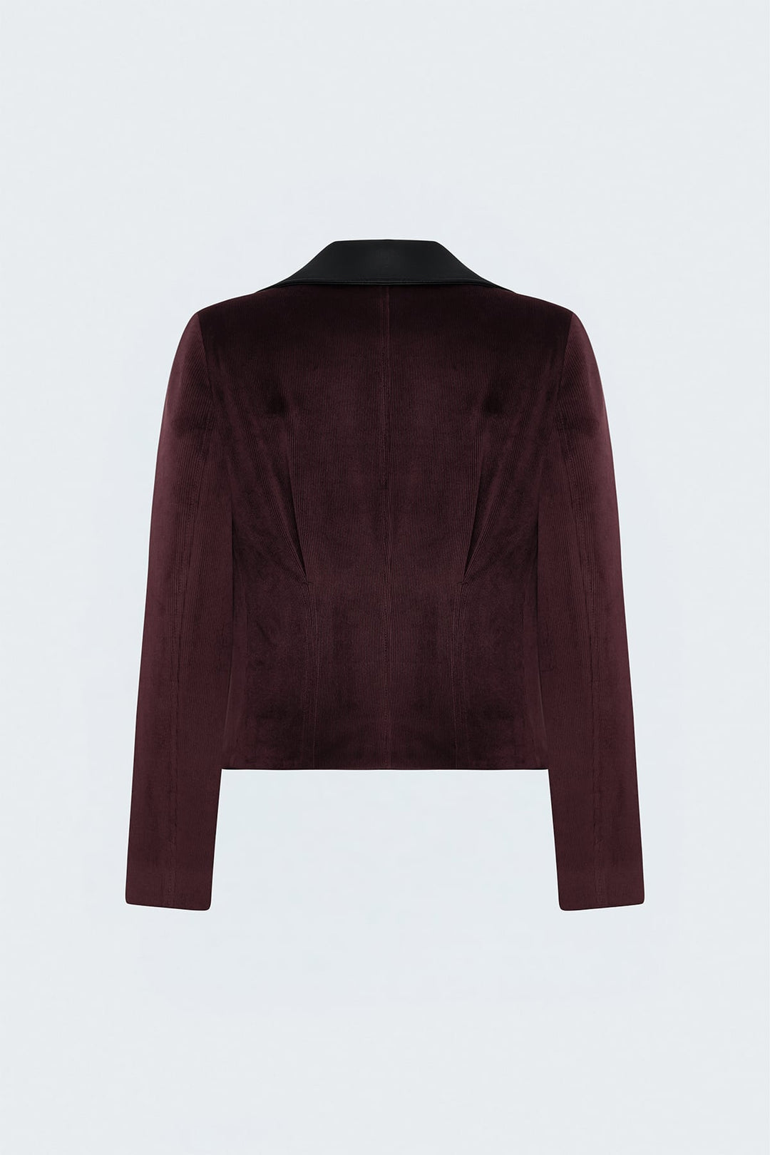 Sateen Veste en velours ajustée - Bordeaux