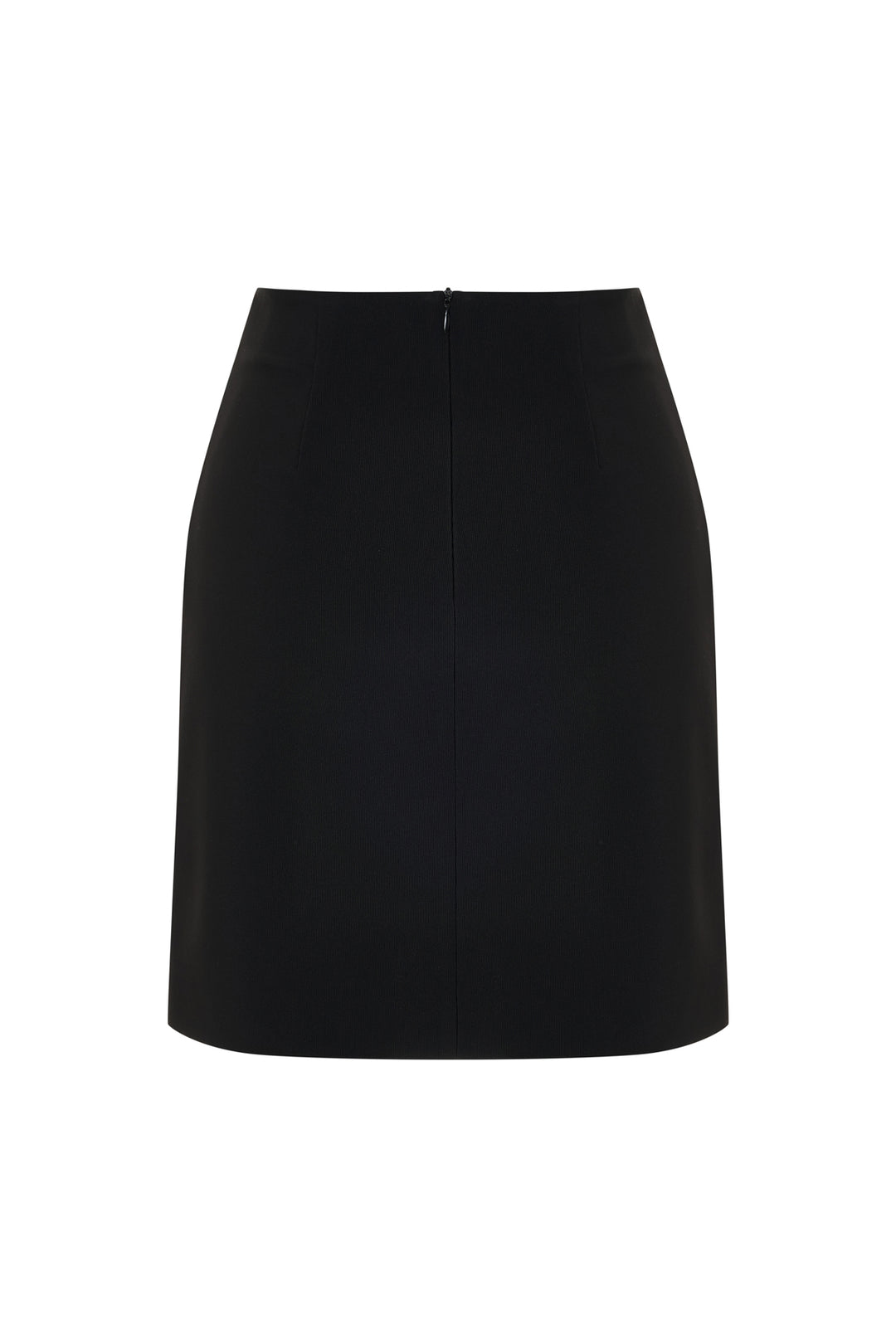 Sateen Jupe Mini avec Accessoire de Taille - Noir