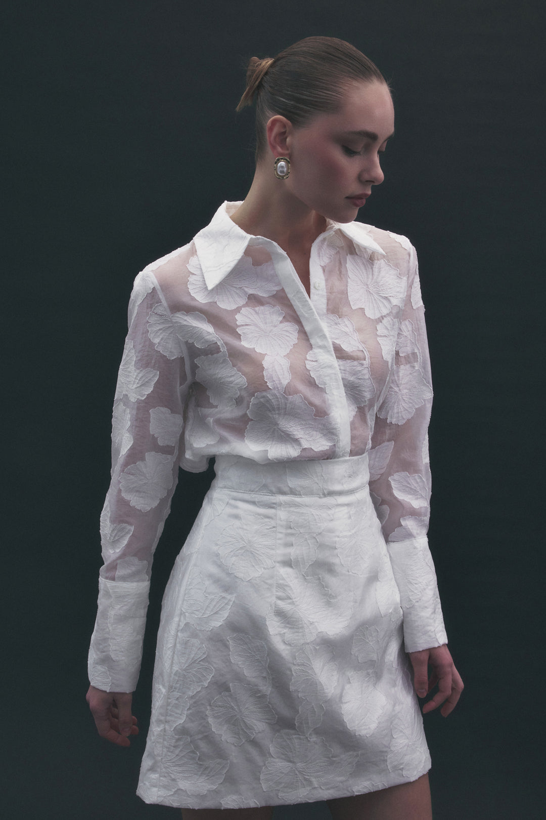 Sateen Chemise Belica - Écru