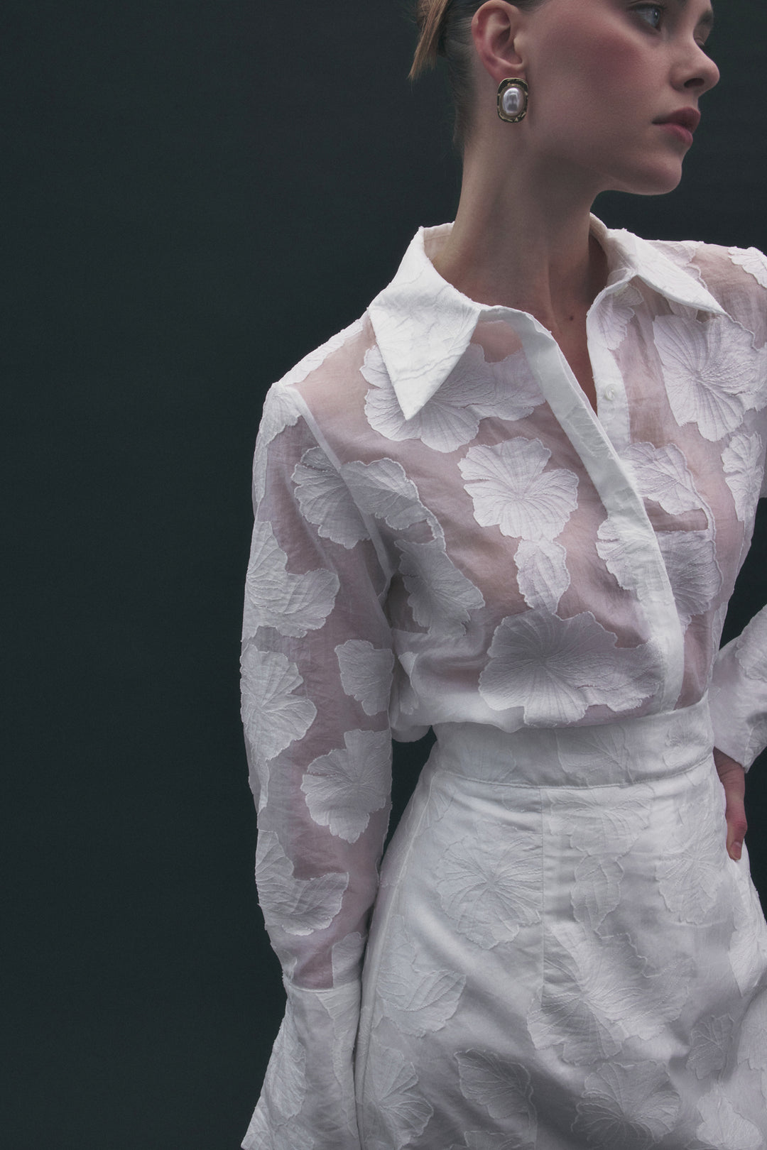 Sateen Chemise Belica - Écru