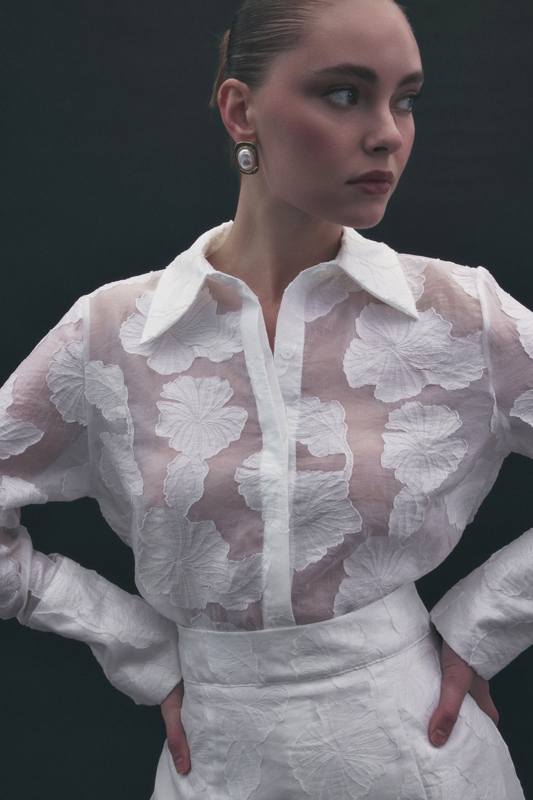 Sateen Chemise Belica - Écru